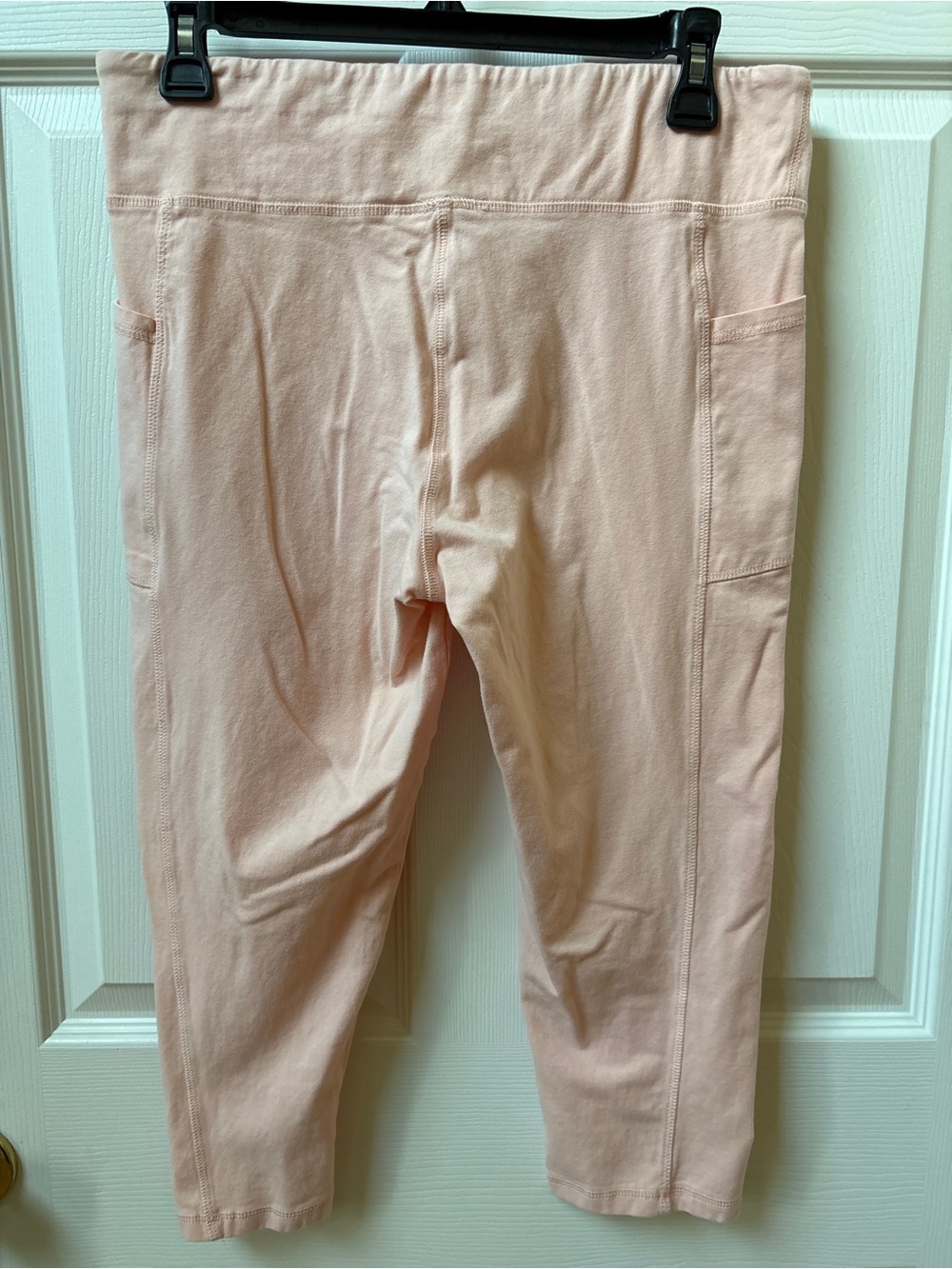 Wet Seal Light Peach Capri Leggings with Side Pockets size xl